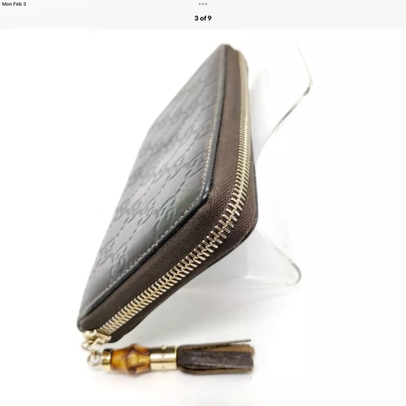 Gucci Black Embossed Wallet - Picture 2 of 16